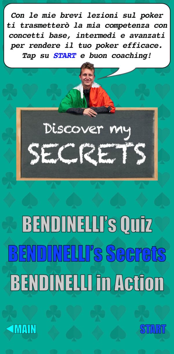 Schermata di iReadU Pro: Bendinelli's Secrets
